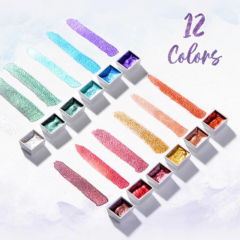 MetalicPaint - Intensive Metallic-Farbe Set für lebendige Kreationen