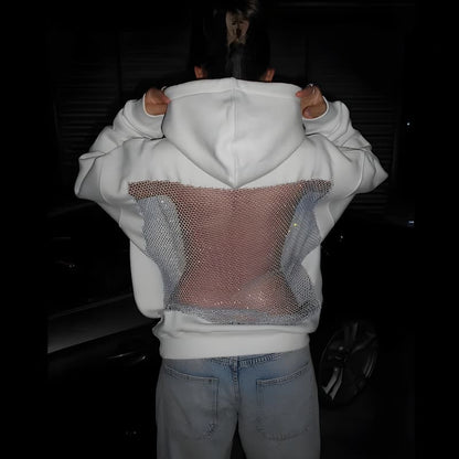 BackLessHoodie - Entfachen Sie Ihr Selbstbewusstsein mit gemütlicher Wärme und einem auffälligen, rückenfreien Flair