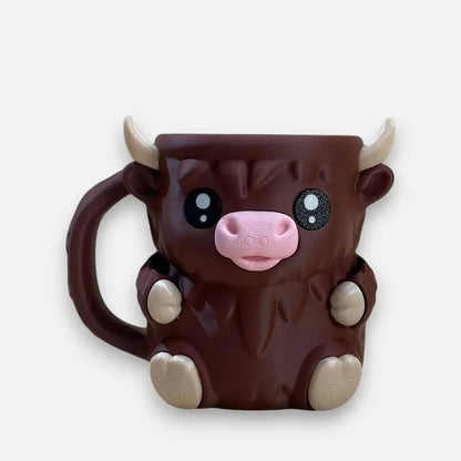 IceCreamCow - Isolierter Eisbecher „Kuh“ – Praktisch, charmant & mit Löffelfach