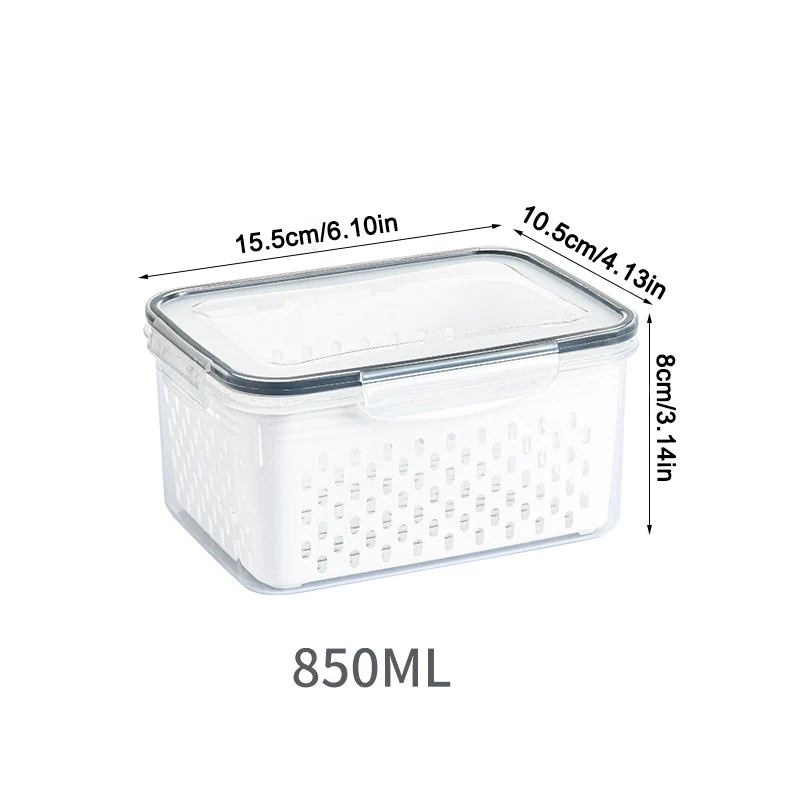 Fresh Containers - Easy Drain-Lebensmittelbehälter