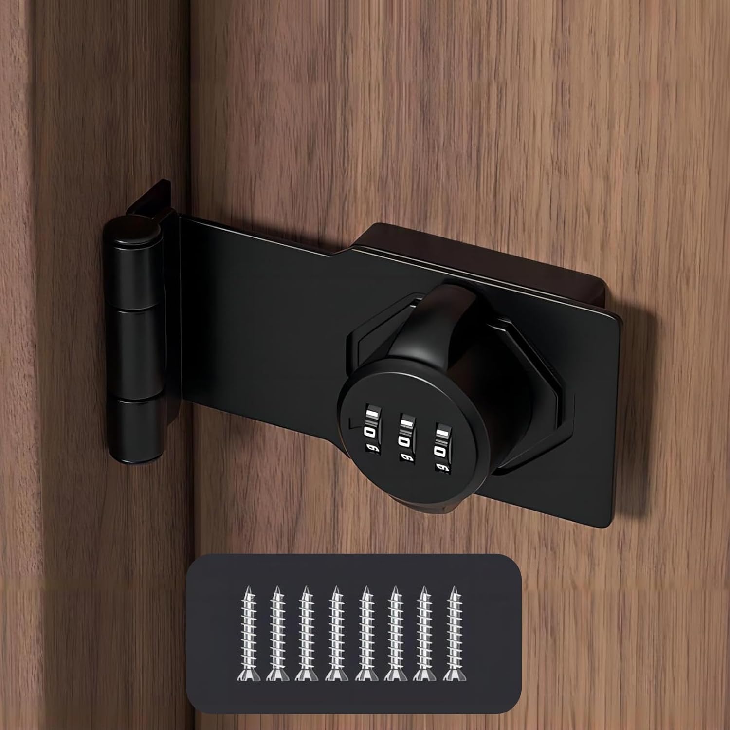 LukaLock - Kombinationsschloss aus Zinklegierung – Schlüsselloses Türschloss mit 1000 Codes