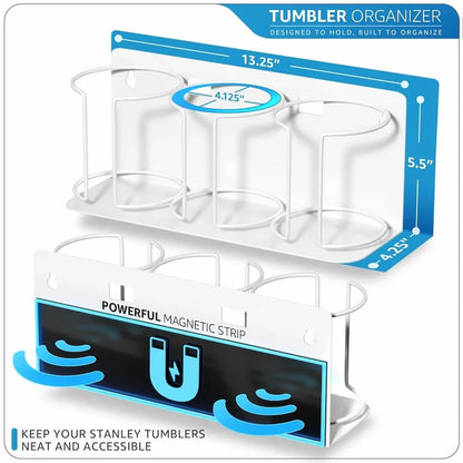 FlaskRack - Magnetischer Tassenhalter — Ihre Lieblingsbecher stets bequem erreichbar