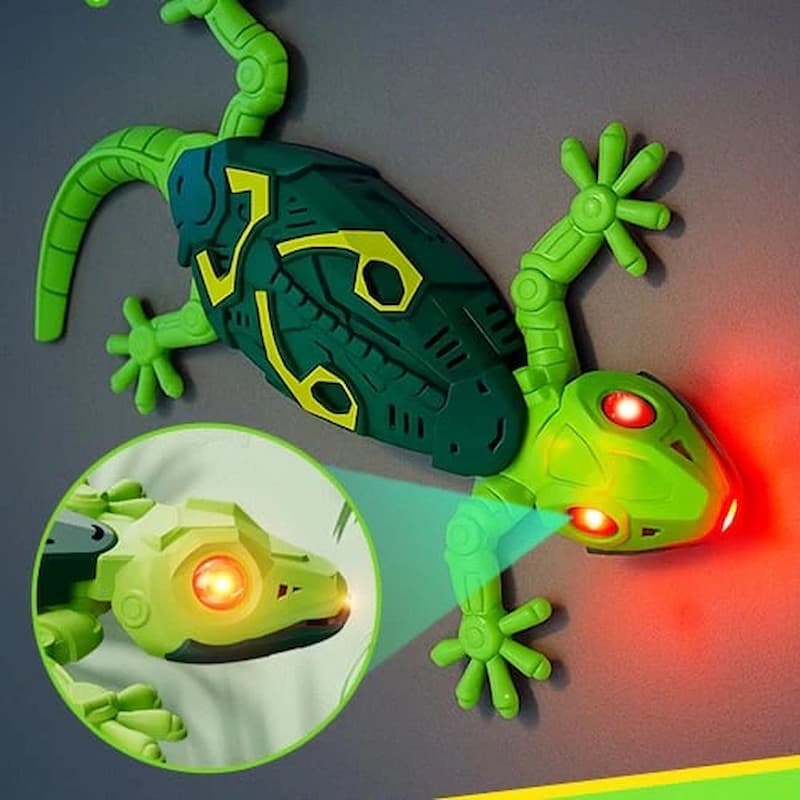 MagicLizard - Elektrisches Eidechsen-Spielzeug mit leuchtenden LED-Augen