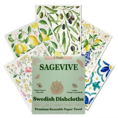 DischaCloths - Ultra-saugfähiges Geschirrtuch-Set