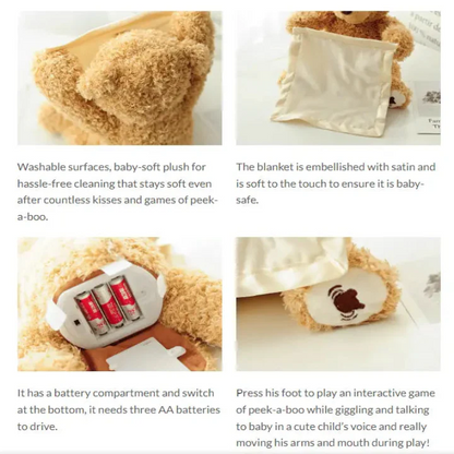 PeekabooBear - Der ganze Tag Komfort- und Freizeitbegleiter für Ihr Kind