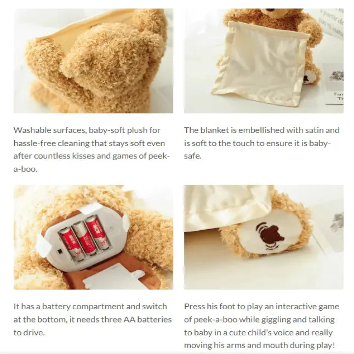 PeekabooBear - Der ganze Tag Komfort- und Freizeitbegleiter für Ihr Kind