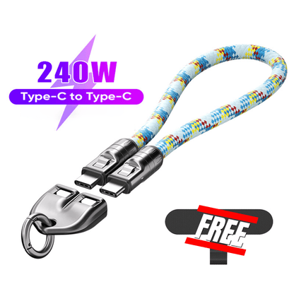 ChargeStrap - 2-in-1-Kabel zum schnellen Aufladen für Wearables