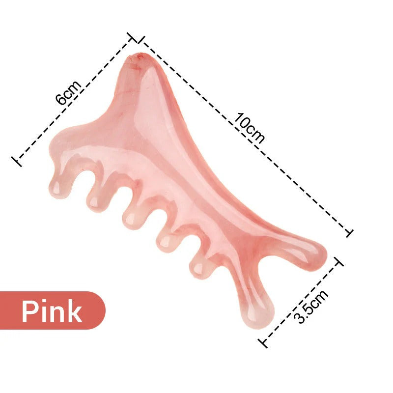 GuaSha - Multifunktionaler Haut- und Kopfhautmassagekamm