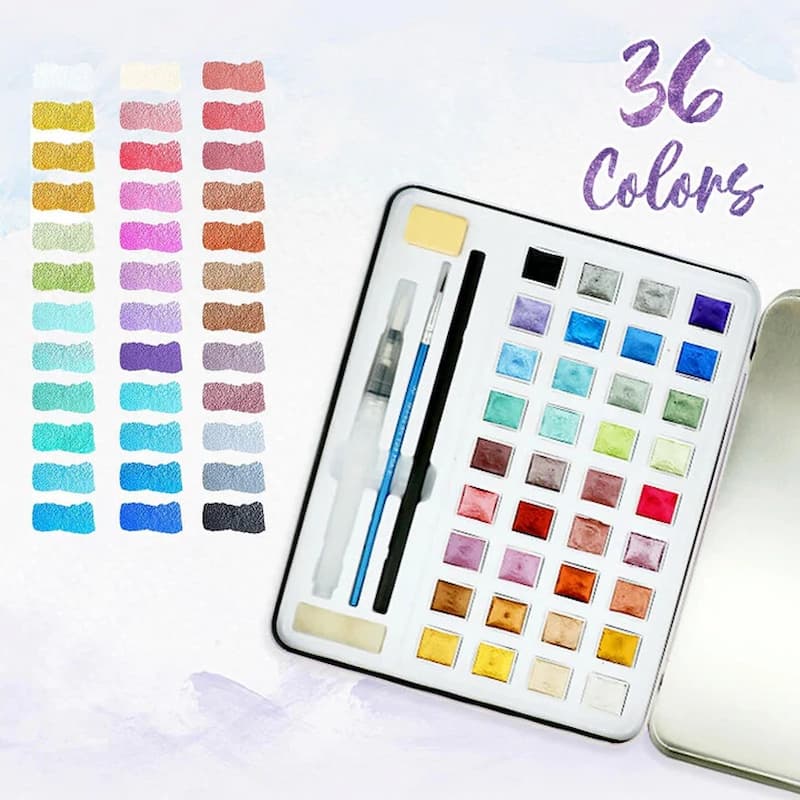MetalicPaint - Intensive Metallic-Farbe Set für lebendige Kreationen