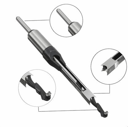 ChiselDrill - Hohlmeißel-Bohrer – Präzises quadratisches Loch Holzwerkzeug