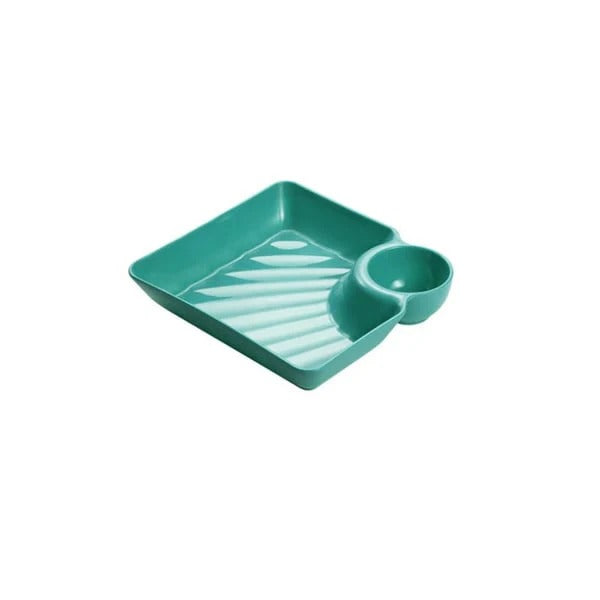 Dip Plate - Teller mit separatem Soßenfach für sauberes Essen