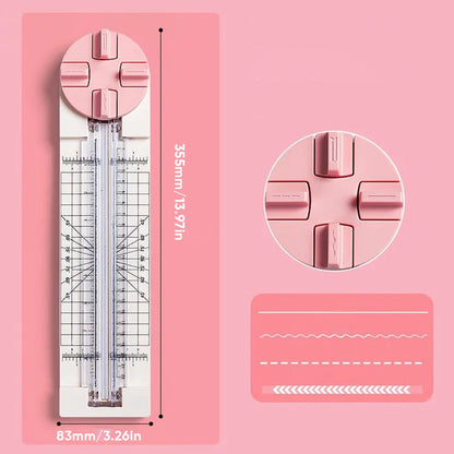 PaperCutter - 4-in-1-Papierschneider – für Karten, Scrapbooking und kreative Deko