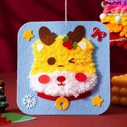 ChristmasKnitting - DIY Weihnachtsstickerei-Set — Bastelspaß mit Kindern & Freunden