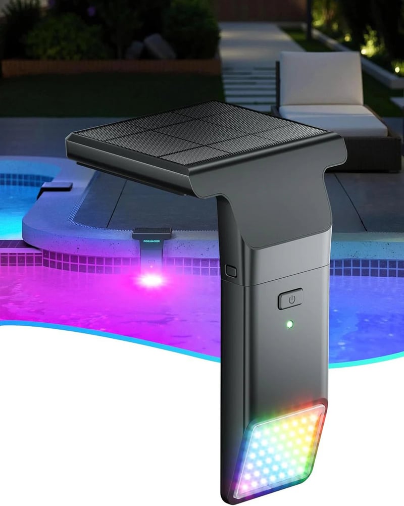 Pool Light - Solarbetriebene Pool-Stimmungsbeleuchtung