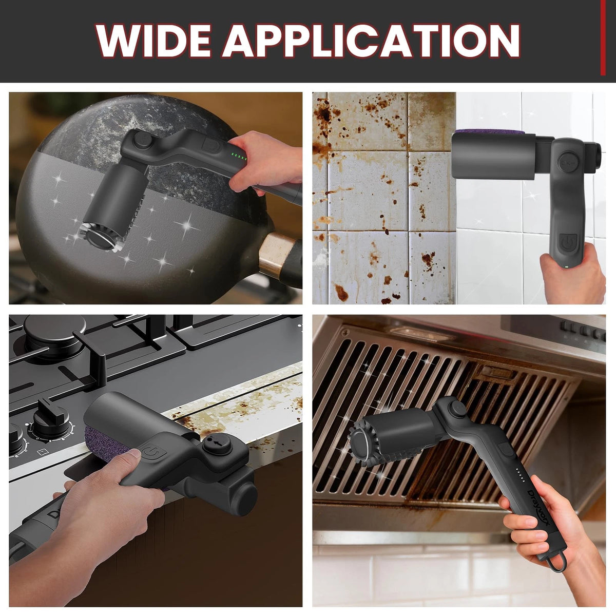 Electric BBQ Grill Brush - So reinigen Sie Ihren Grill am effektivsten | Kabellos und wiederaufladbar