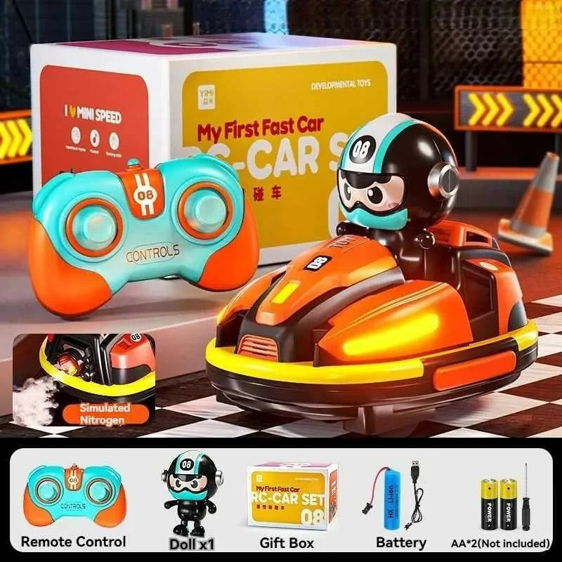 Bumper Car RC - 2,4-GHz-Ferngesteuertes Autoscooter-Spiel für zwei Spieler
