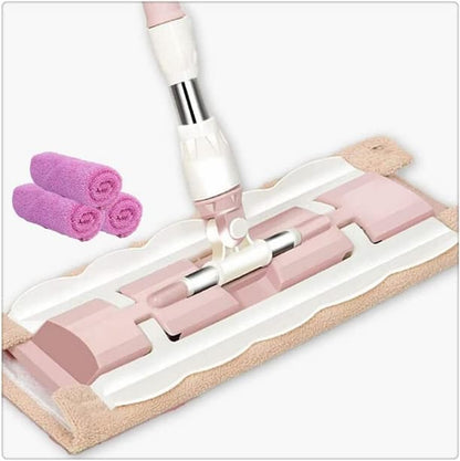 MicroFiberMop - Flachmopp für Mikrofasertücher - mühelose Bodenreinigung ohne Bücken