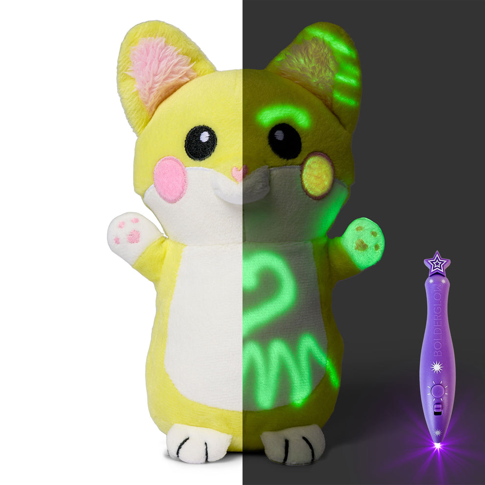 Drawing Plushy - Zauberhafte Lichtzeichnungen auf diesem Plüschtier