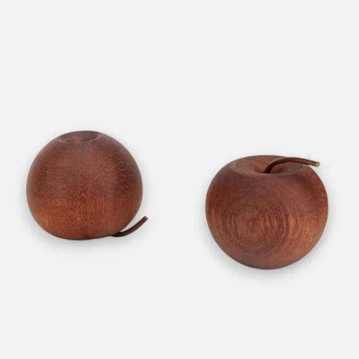 AppleScent - AromaApfel – 2 Stück Handgefertigte Diffusoren aus Naturholz für ätherische Öle