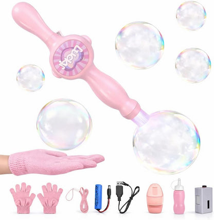 Bubble Wand - Nebelgefüllte Blasen mit Licht und Musik