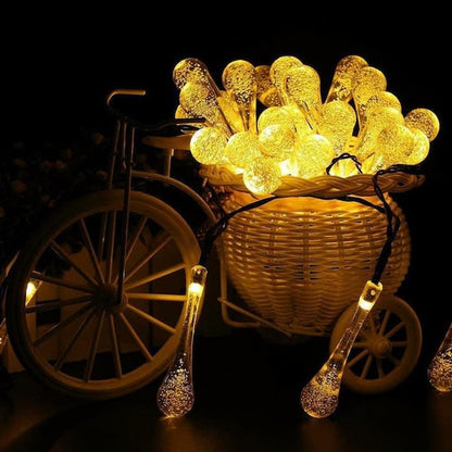 DropLights - Solar Lichterkette – Bringt Wärme und Zauber in Ihren Garten