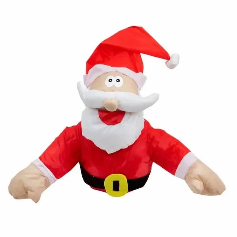 ChristmasCrash - Lustige Santa-Crash-Fensterdeko — Für Haus & Büro zur Weihnachtszeit