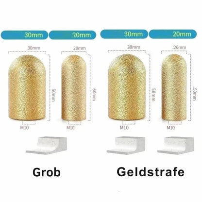 HoleGrinder - Diamant-Schleifscheiben Set – präzise Kurven- & Kantenbearbeitung