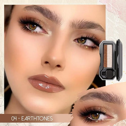 Glamour Eyeshadow -  Perfekte zweifarbige Lidschattenpalette