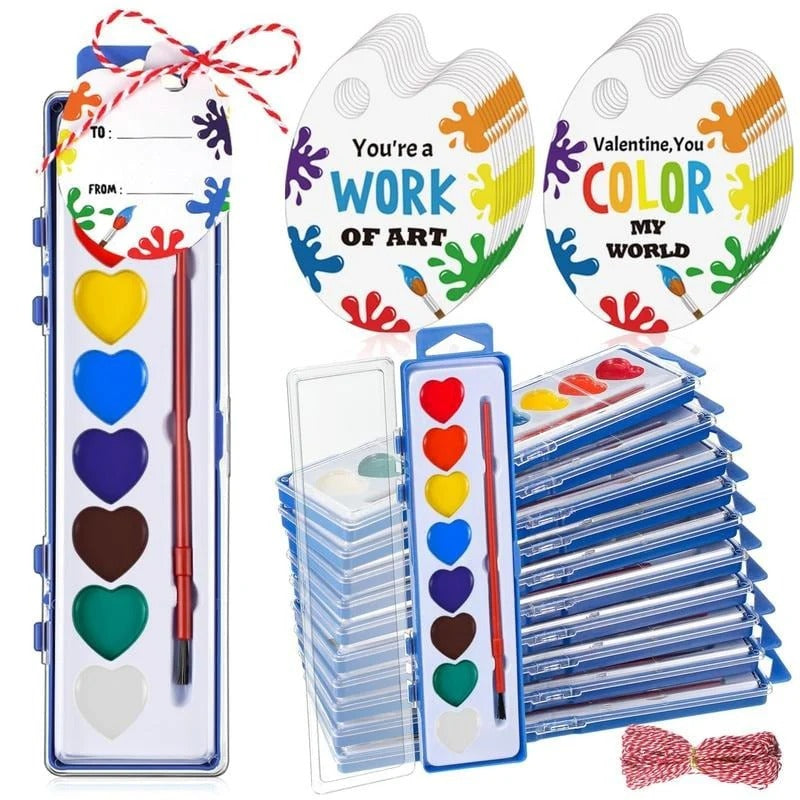 Heart Paint - Mini-Aquarellfarben-Set