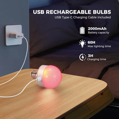 BatteryBulb - Wiederaufladbare LED-Lampe [E27]