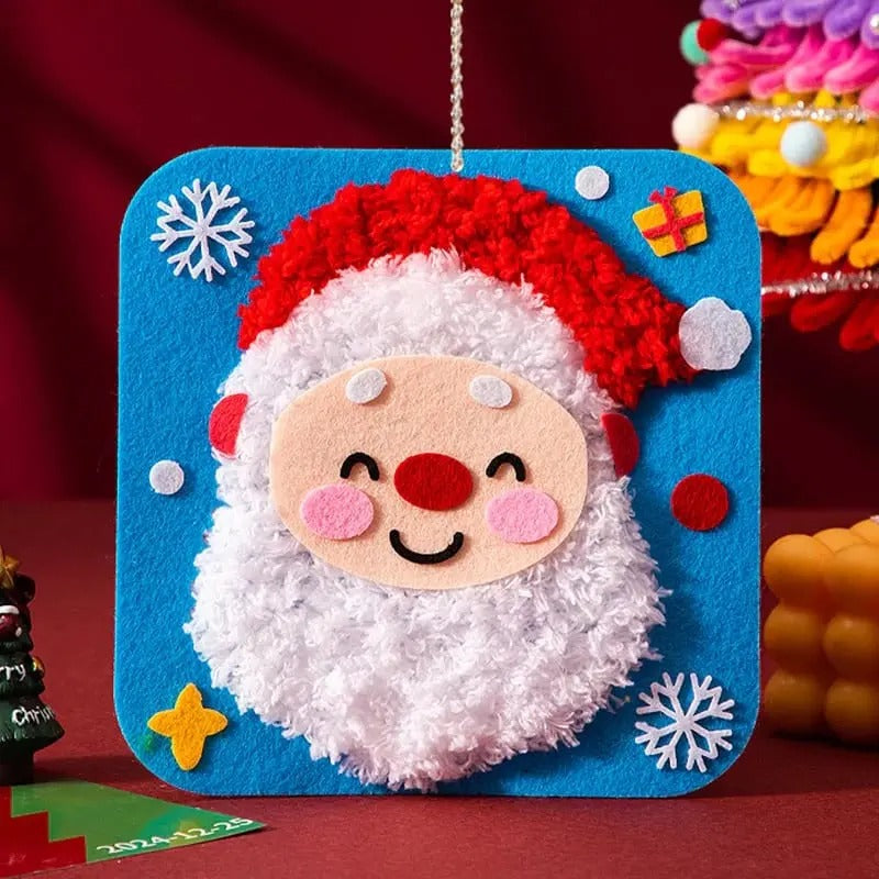 ChristmasKnitting - DIY Weihnachtsstickerei-Set — Bastelspaß mit Kindern & Freunden