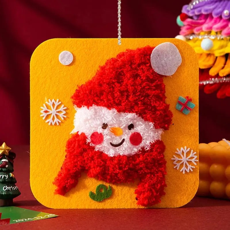 ChristmasKnitting - DIY Weihnachtsstickerei-Set — Bastelspaß mit Kindern & Freunden