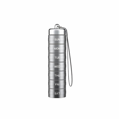 Pill Bottle - Tablettendose 7 Tage mit Wocheneinteilung