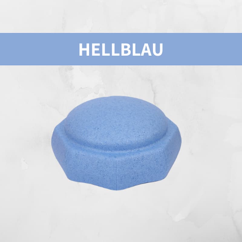 Hexaroma - Stapelbare & Farbenfrohe Trittsteine Hellblau Balancing Stepping Stones