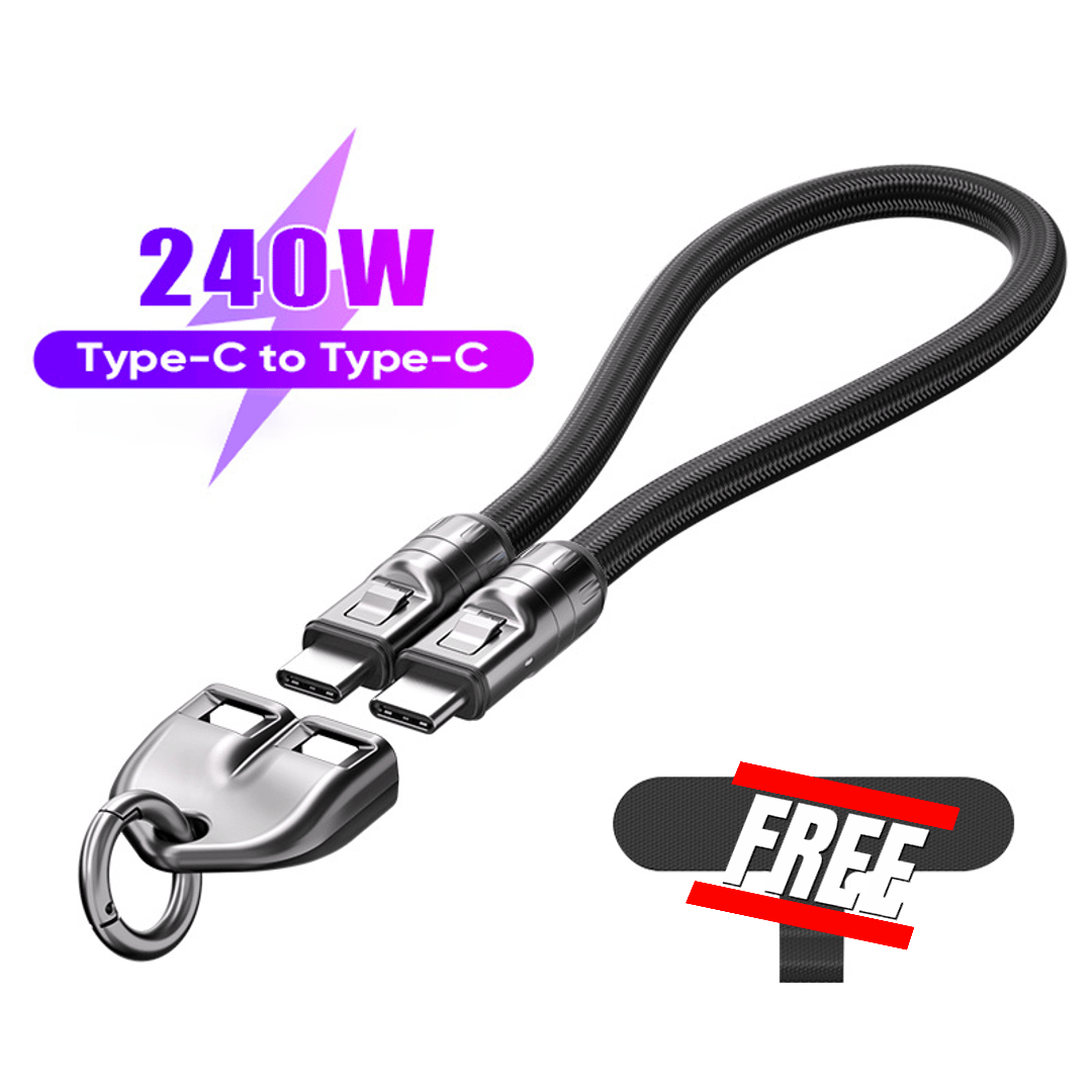 ChargeStrap - 2-in-1-Kabel zum schnellen Aufladen für Wearables