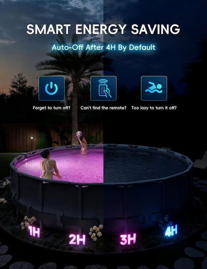 Pool Light - Solarbetriebene Pool-Stimmungsbeleuchtung