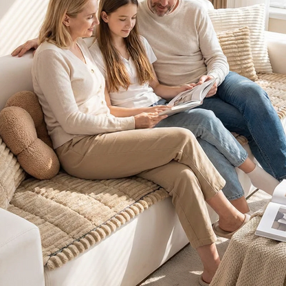 Sofa Mat - Gestepptes Cord-Sofakissen | Ideal für Haustiere