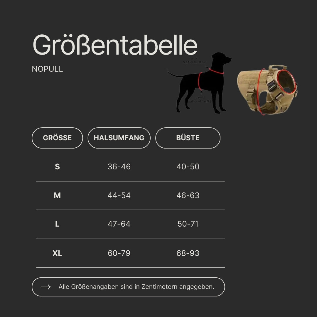 NoPull -Tactical No Pull Hundegeschirr