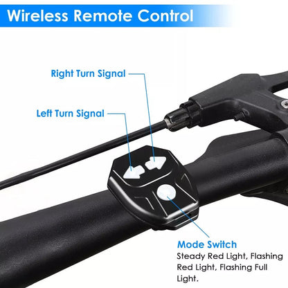 BikeIndicator - Kabelloses Fahrradrücklicht mit Blinkern - Frest