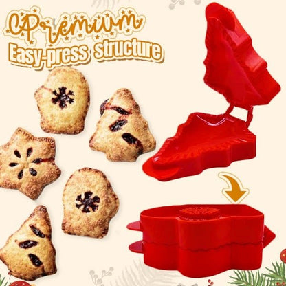 Christmas PieMaker - One - Press Hand Pie Maker in weihnachtlichen Themen - Frest