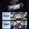 DashCam Pro - Dashboard-Kamera mit zwei Kameras und einem Display - Frest
