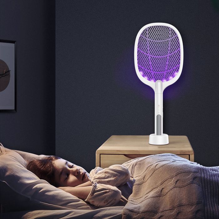 DoomSwatter - 2 - in - 1 Elektrische Fliegenklatsche & Mückenlampe für die Nacht - Frest