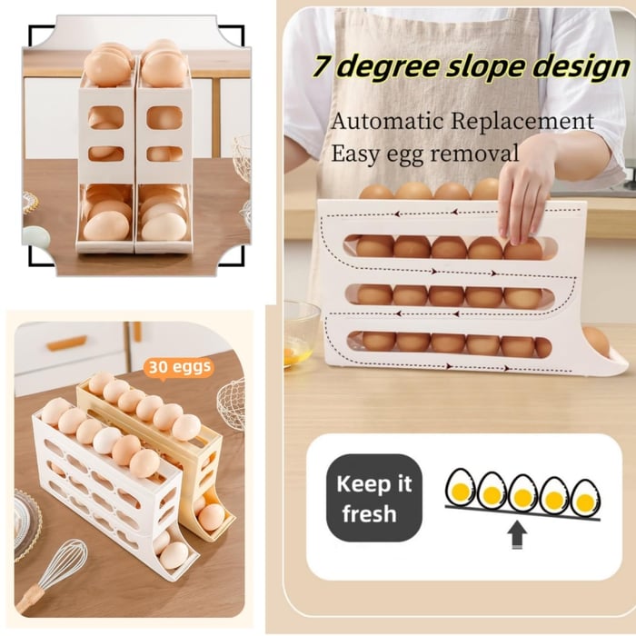 EggDispenser - Halten Sie Ihre Eier frisch und organisiert! - Frest