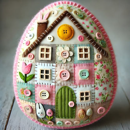 FeltEgg - Patchwork Filz Ei DIY satz - Frest