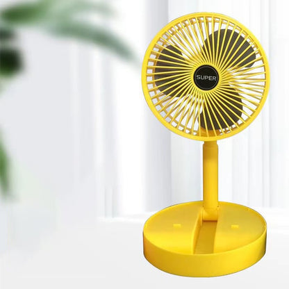 FoldFan - Wiederaufladbarer klappbarer Teleskop - Tischventilator - Frest