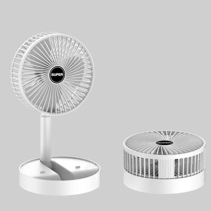 FoldFan - Wiederaufladbarer klappbarer Teleskop - Tischventilator - Frest