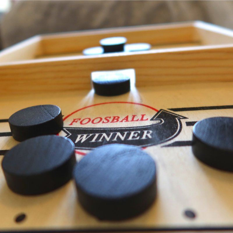 FoosballPuck - Seien Sie der Erste, der all seine Discs loswird! - Frest