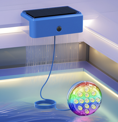 Pool Light - Solarbetriebene Pool-Stimmungsbeleuchtung