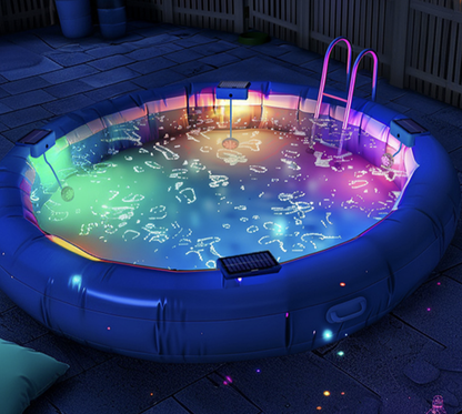 Pool Light - Solarbetriebene Pool-Stimmungsbeleuchtung