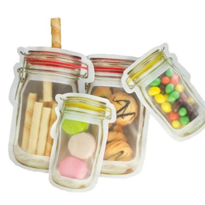 MasonBags - Wiederverwendbare Ziplock - Beutel (10er - Set) - Frest